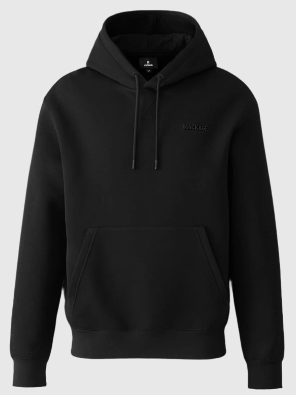 MACKAGE MEN KOLTON-Z BLACK L - BRAND NEW MEN HOODIE